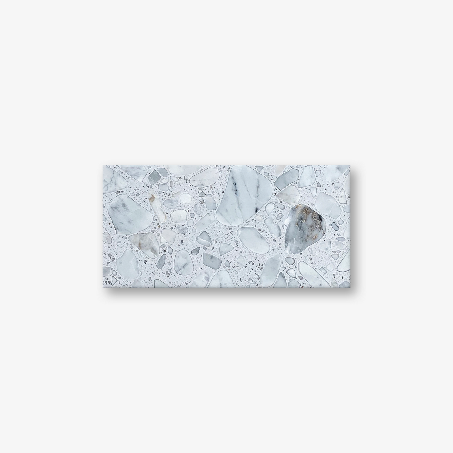 SW2 Bergamo Silver Terrazzo Resin