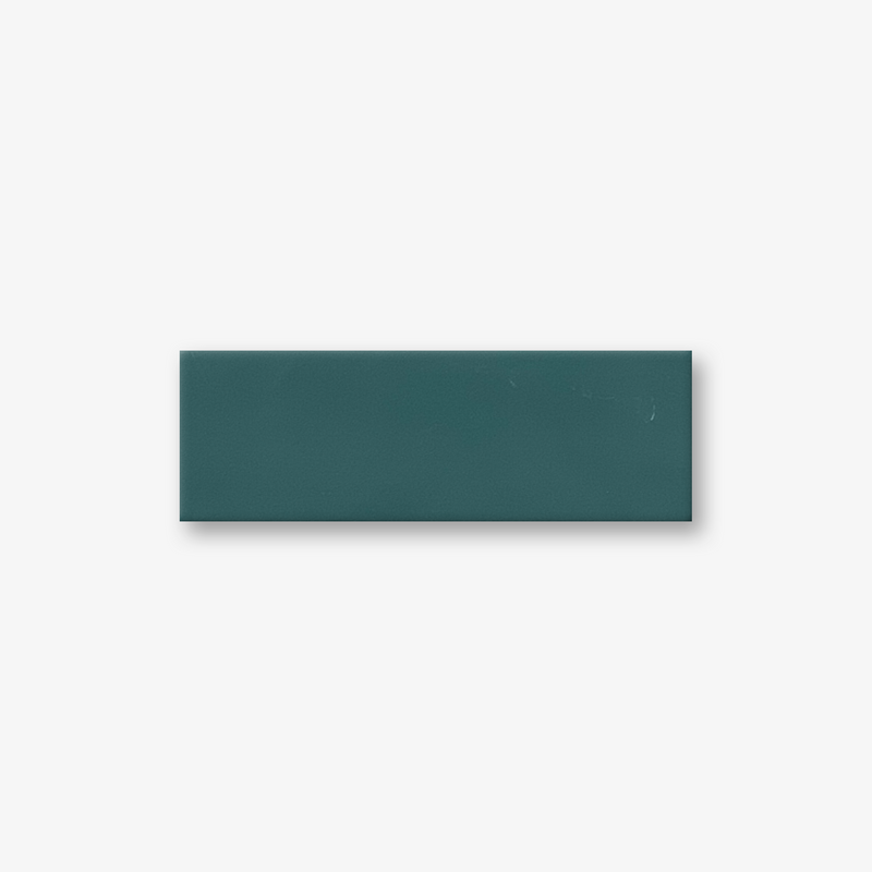Dark Green Herringbone Brick Tiles