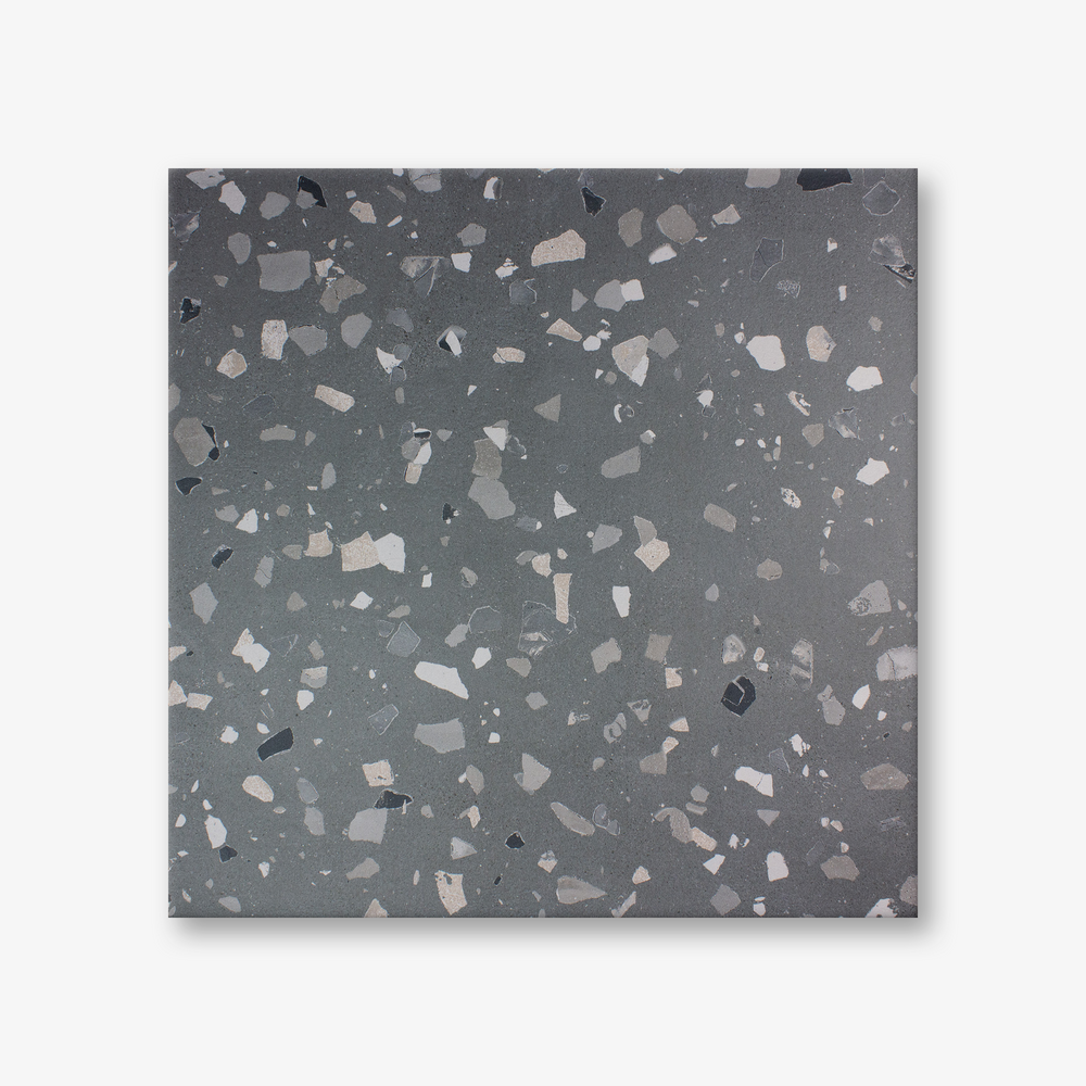 White ConcreTerra Chip Porcelain