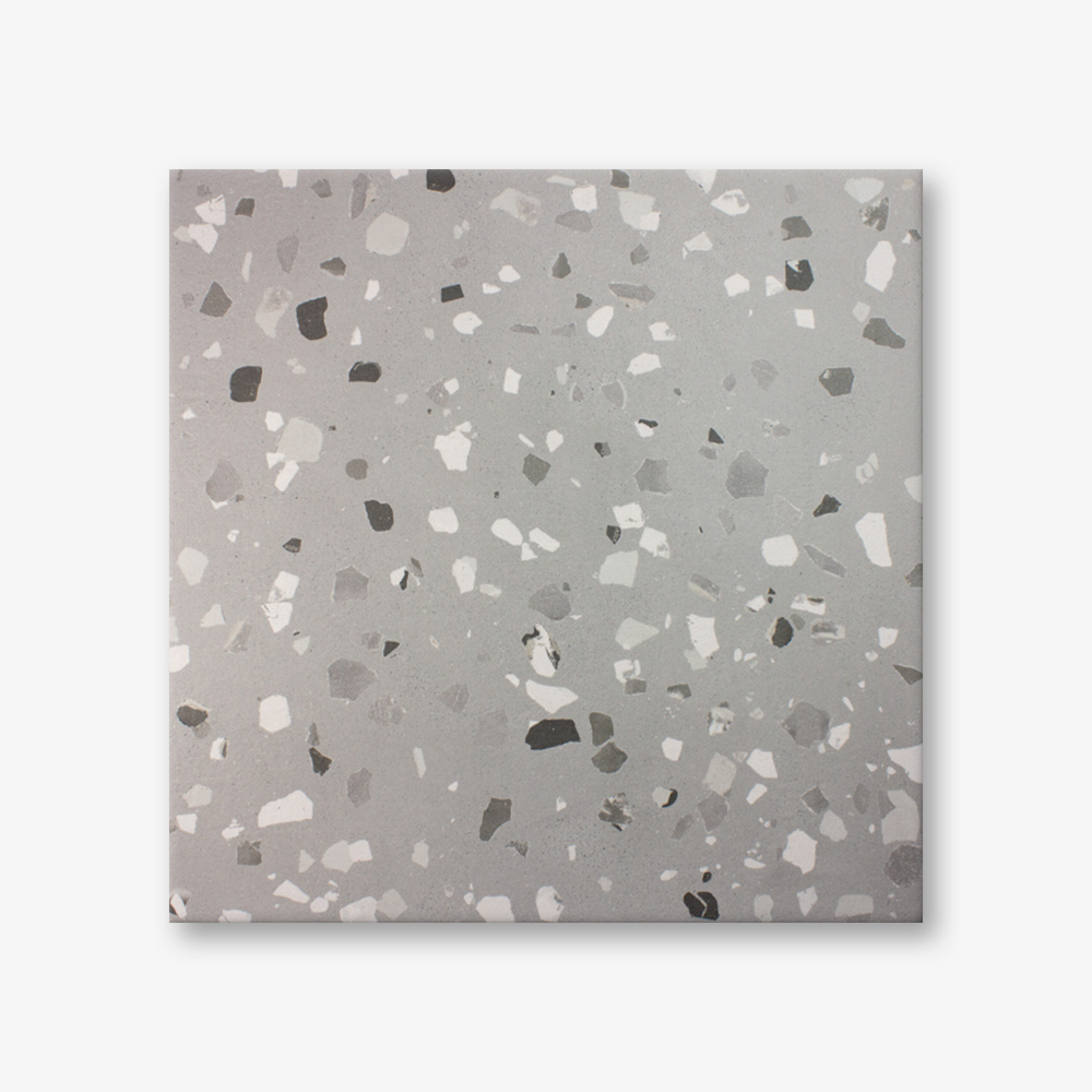 White ConcreTerra Chip Porcelain