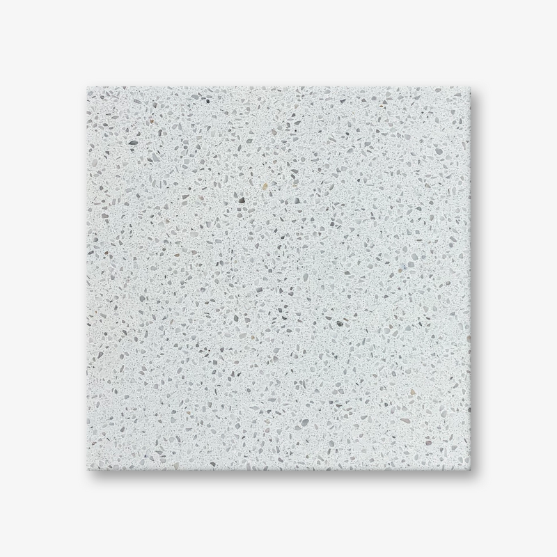 N1 White Grain Terrazzo Resin