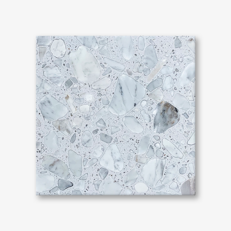 SW2 Bergamo Silver Terrazzo Resin