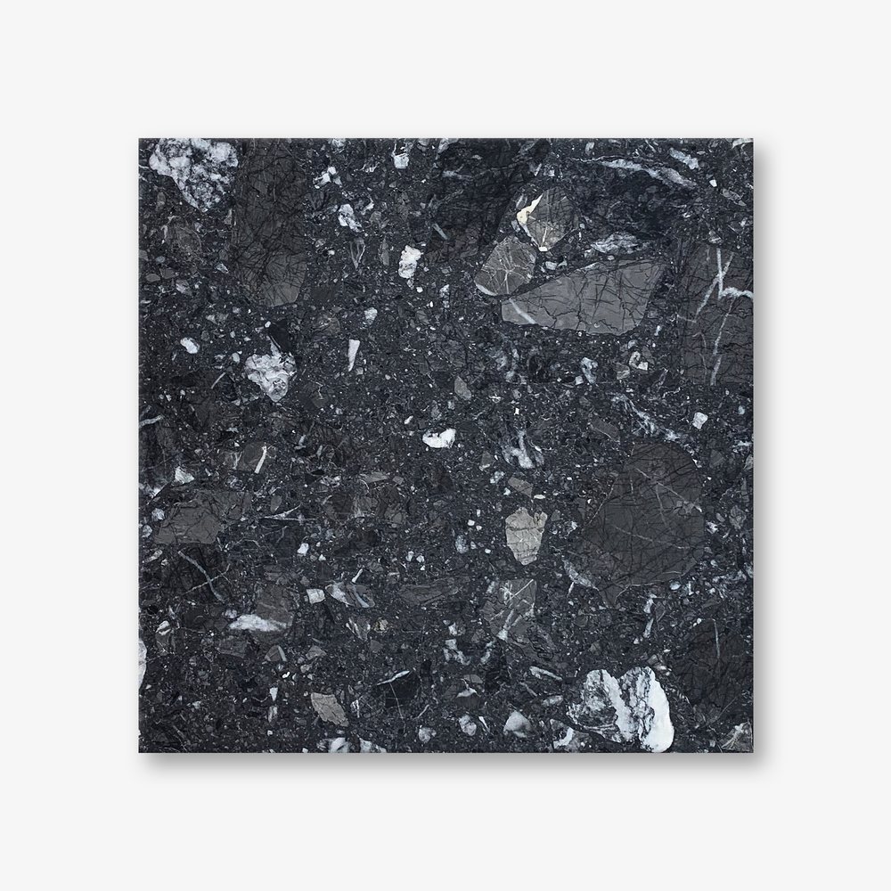 EC1 Pebbles Black Terrazzo Resin