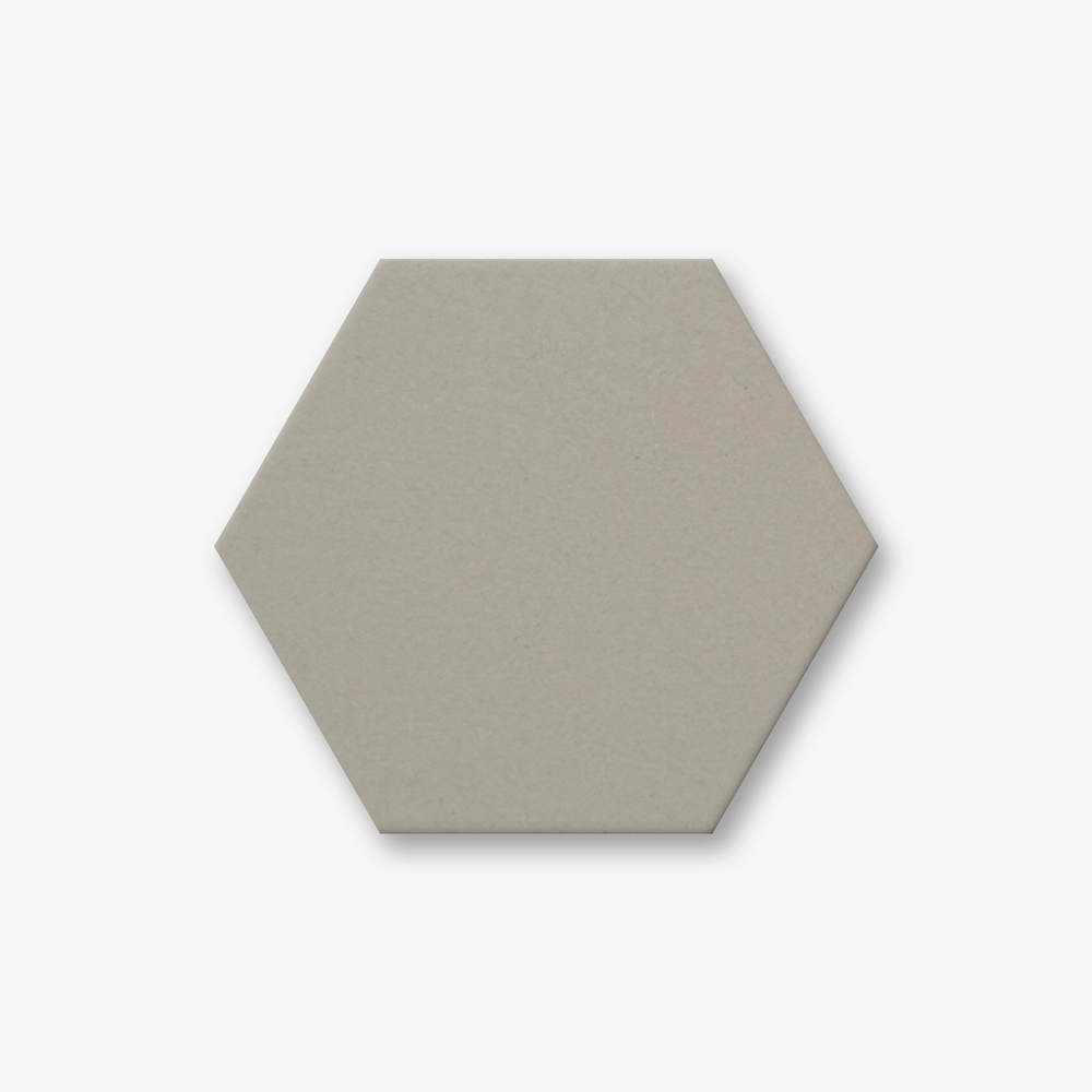Splash Clay Plain Colour Hexagonal Porcelain Black
