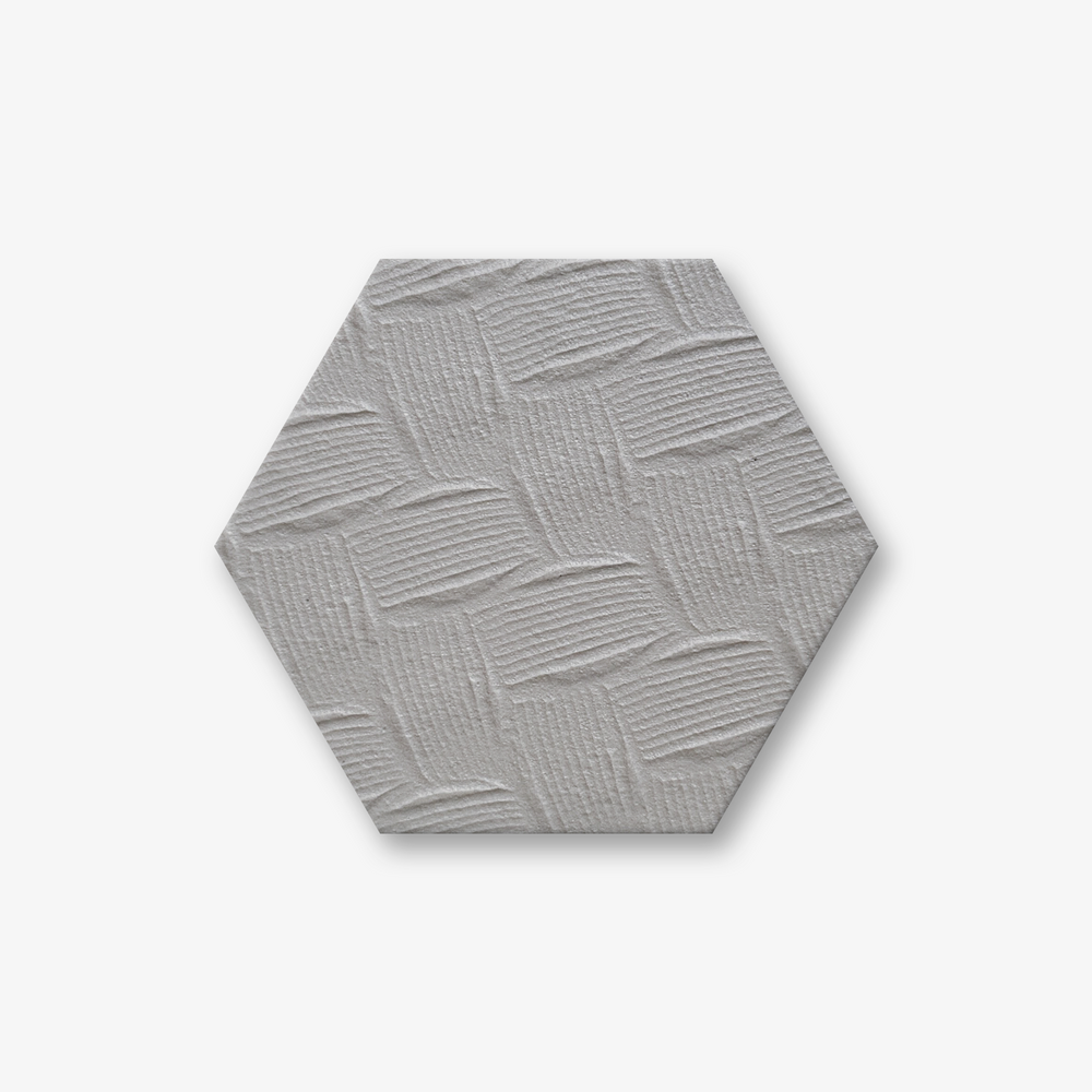 Splash Clay Plain Colour Hexagonal Porcelain Green R10