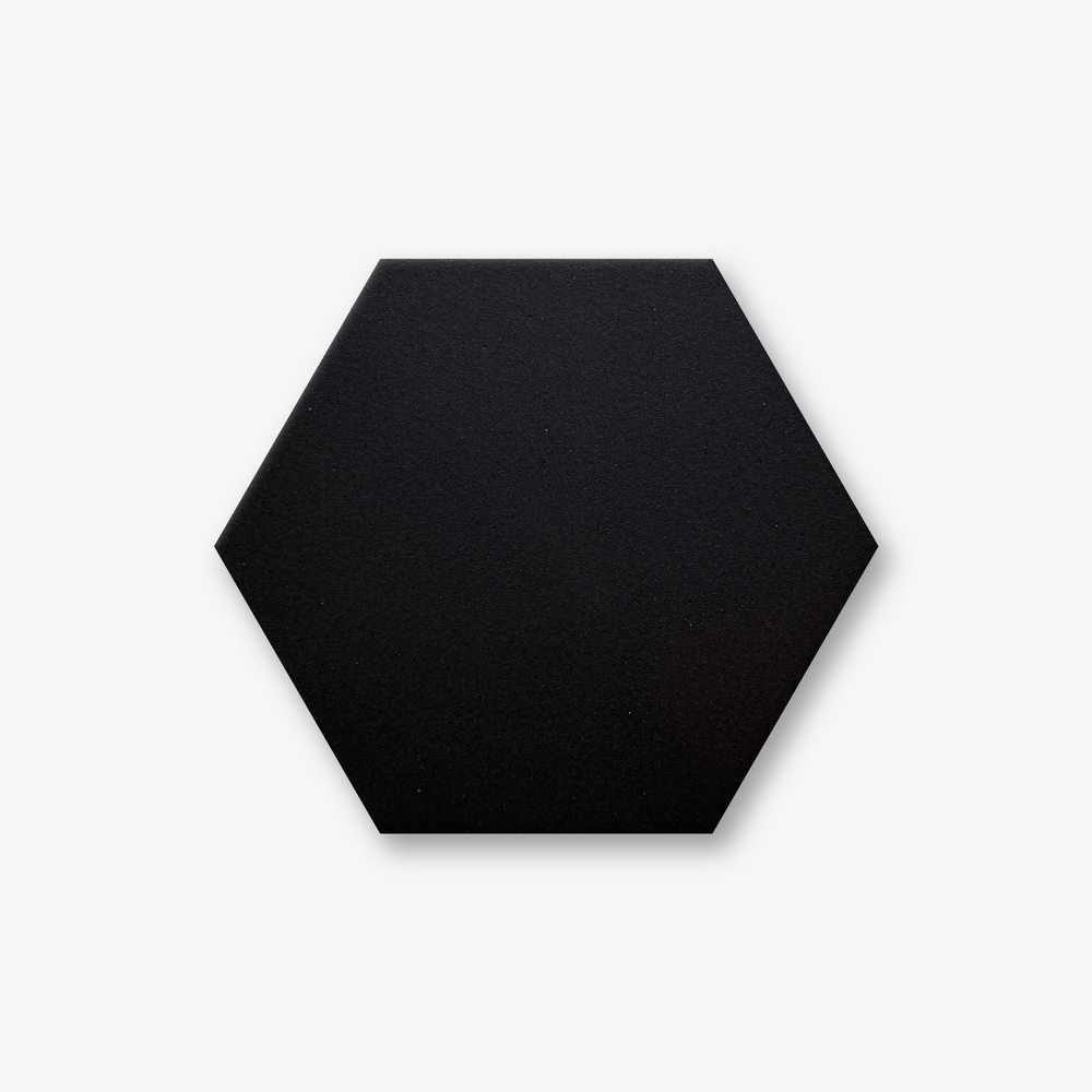 Splash Clay Plain Colour Hexagonal Porcelain Light Grey