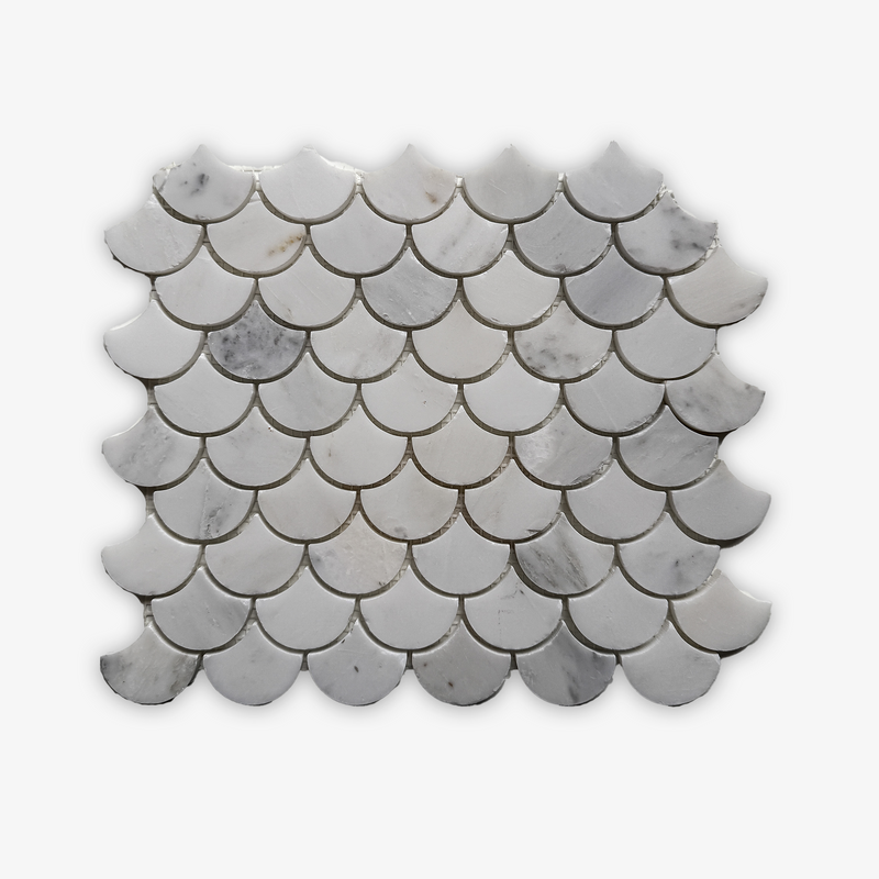 East Hampton Scallop Marble Mosaic