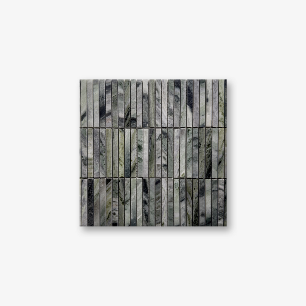 Jade Green Marble Stick Mosaic