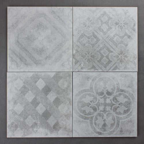 Lattice Renaissance Day Patterned Porcelain Tile – Terrazzo Tiles