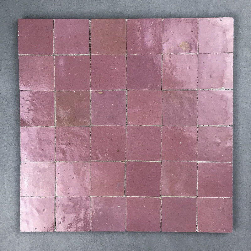 Zellige 30cm Mdoudab Pink Panels