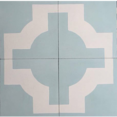 Athena Sky Blue Encaustic Cement Tile 20cm*20cm