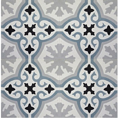 Havana Blue and Grey Encaustic Cement Tile 20cm*20cm