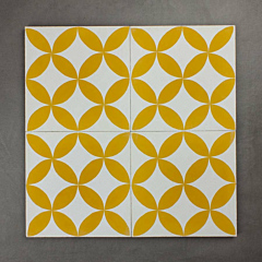 Petals Yellow Encaustic Cement Tile 20cm*20cm 