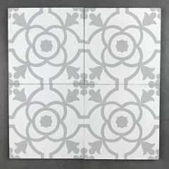 Macedonia Light Grey Encaustic Cement Tile 20cm*20cm