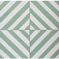 Linea Pistachio Green Encaustic Cement Tile 20cm*20cm