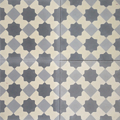 Marrakech Grey Encaustic Cement Tile 20cm*20cm