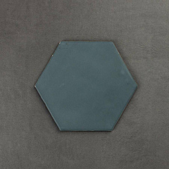Equator Hexagonal Matt Blue 16.1cm*18.5cm Ceramic Tile