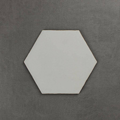 Equator Hexagonal Matt Pearl Grey 16.1cm*18.5cm Ceramic Tile