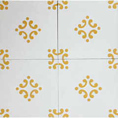 Paisley Gold Encaustic Cement Tile 20cm*20cm