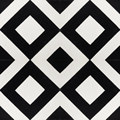 Varadero Black & White Encaustic Cement Tile 20cm*20cm