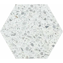 Alameda Hexagonal (15mm Chip) Terrazzo Honed 17cm x 20cm
