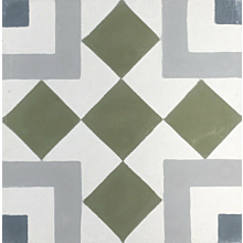 Balboa Olive Grey Encaustic Cement Tile 20cm*20cm