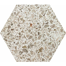 Palbe Hexagonal (25mm Chip) Terrazzo Honed 17cm x 20cm