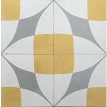 Dali Yellow and Grey Encaustic Cement Tile 20cm*20cm