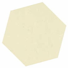 Victorian Unglazed White Hexagonal Tiles 10cm