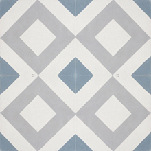 Varadero Gris Bleu Encaustic Cement Tile 20cm*20cm