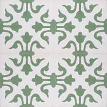 Venice Green Encaustic Cement Tile 20cm*20cm