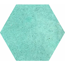Zellige - 216 Laguna Blue Hexagonal Kora 10cm*9cm*1cm