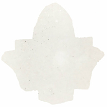 Zellige - 202 Off White - Darj Fleur de lis 7cm*7cm*1cm