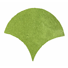 Zellige - 213 Lime Green - Shell Chakar 7cm*7cm*1cm