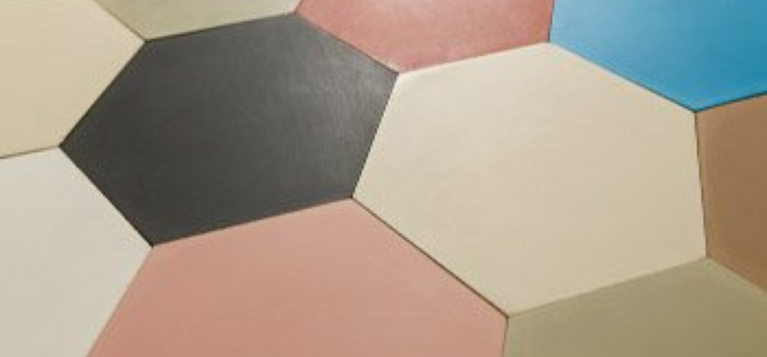 Solid Colour Hexagonal Stock