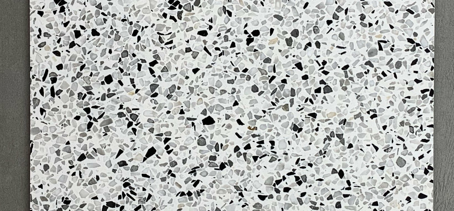 SE1 White Granite Honed Terrazzo Resin Tiles