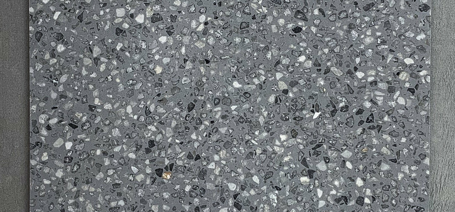 SW1 Grey Granite Honed Terrazzo Resin Tiles 
