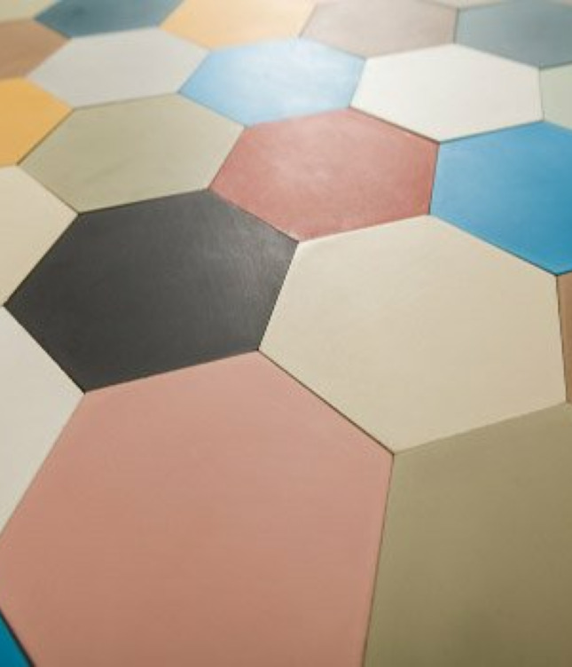Solid Colour Hexagonal Stock